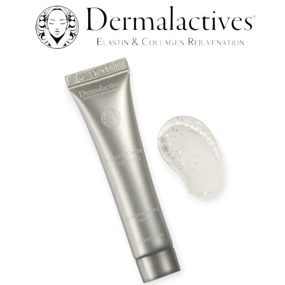 Dermalactives Purifying Gentle Facial Scrub Mini 15 mL NWT Sealed Exfoliate Hydr